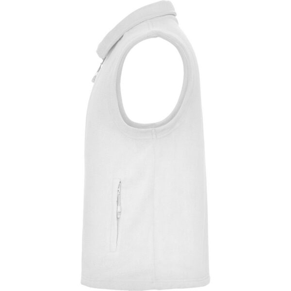 Gilet in pile con collo alto - vista 2