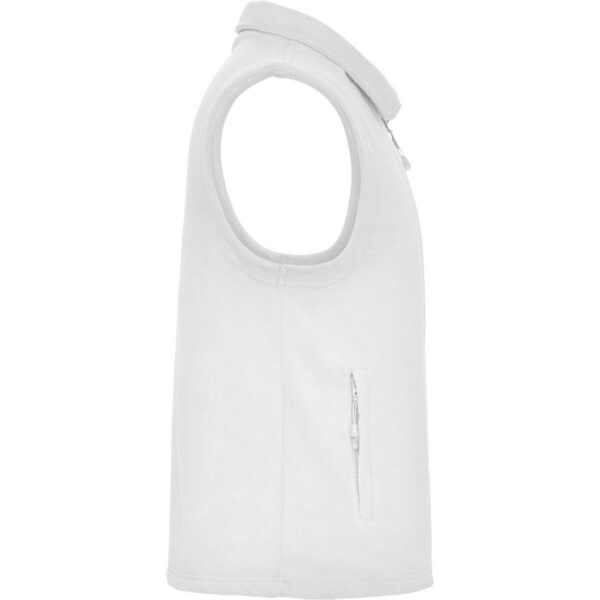 Gilet in pile con collo alto - vista 3