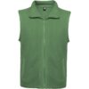 Gilet in pile con collo alto - Verde Salvia