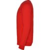 Felpa Girocollo non Garzata - Rosso vista 2