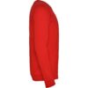 Felpa Girocollo non Garzata - Rosso vista 3