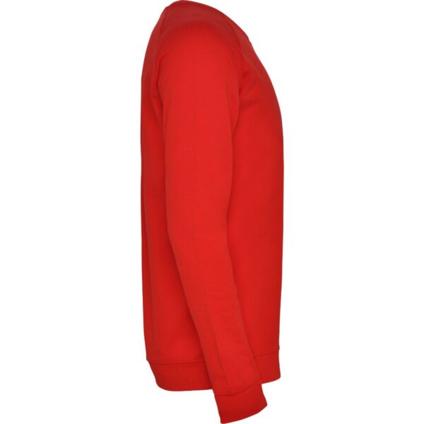 Felpa Girocollo non Garzata - Rosso vista 3