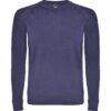 Felpa Girocollo non Garzata - Blu Denim