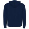 Felpa con Zip e Cappuccio - Blu Navy vista 1