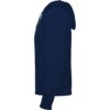 Felpa con Zip e Cappuccio - Blu Navy vista 2