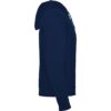Felpa con Zip e Cappuccio - Blu Navy vista 3