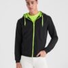 Felpa con Zip e Cappuccio - modello 1