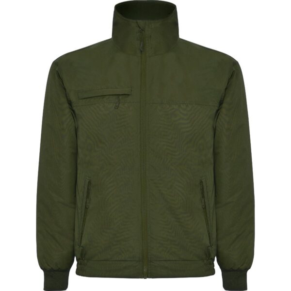Giubbotto Imbottito con Micropile - Verde Militare