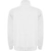 Felpa Mezza Zip Collo Alto - Bianco vista 1