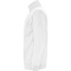 Felpa Mezza Zip Collo Alto - Bianco vista 2