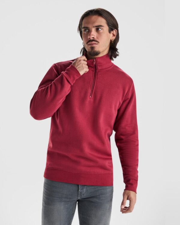 Felpa Mezza Zip Collo Alto - modello 1