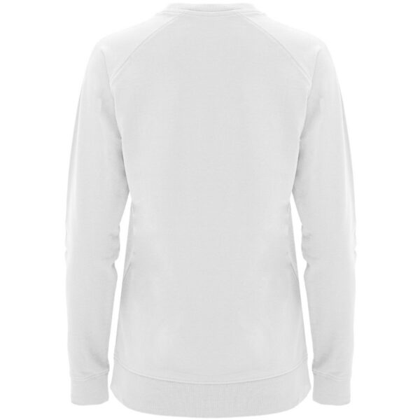 Felpa Donna Raglan - Bianco vista 1
