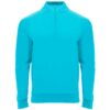 Giacca Sportiva Mezza Zip - Turchese Fluor