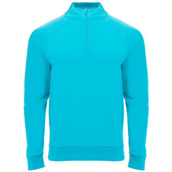 Giacca Sportiva Mezza Zip - Turchese Fluor