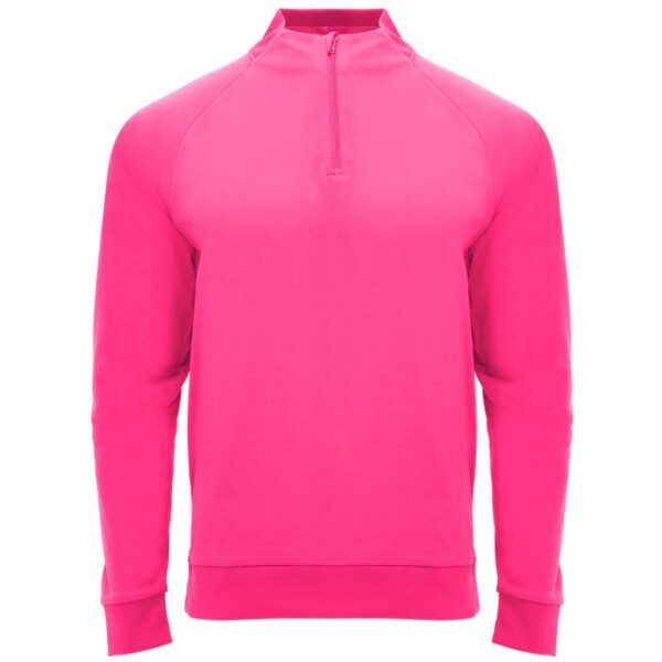 Giacca Sportiva Mezza Zip - Rosa Fluo