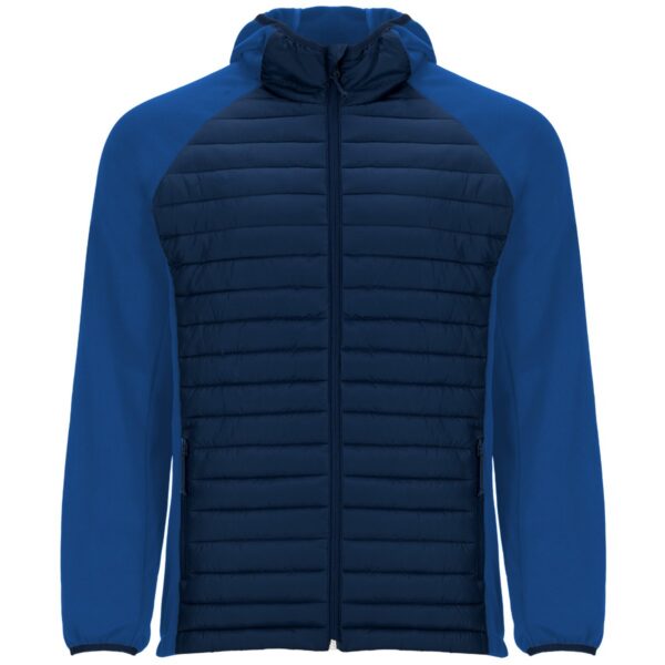 Giacca con Cappuccio Bicolore - Navy/Blue Royal