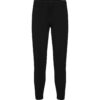 Pantalone in tessuto stretch con girovita elasticizzato - Nero