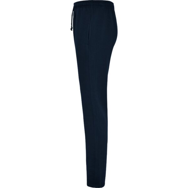 Pantalone basic a gamba dritta in felpa - vista 2