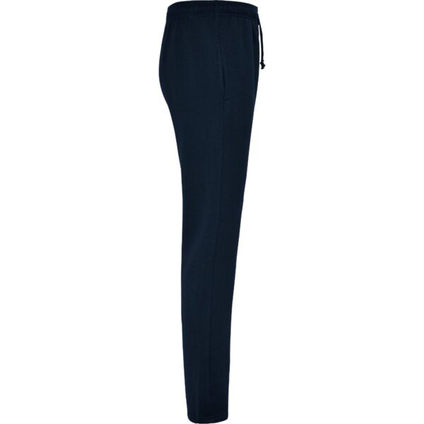 Pantalone basic a gamba dritta in felpa - vista 3