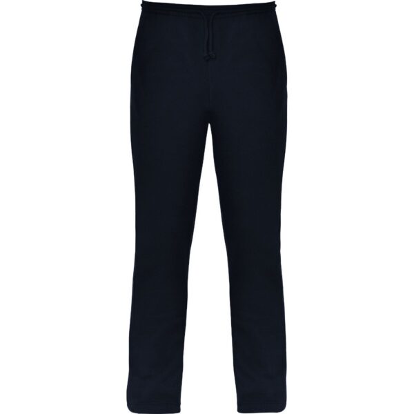Pantalone basic a gamba dritta in felpa - Blu Navy