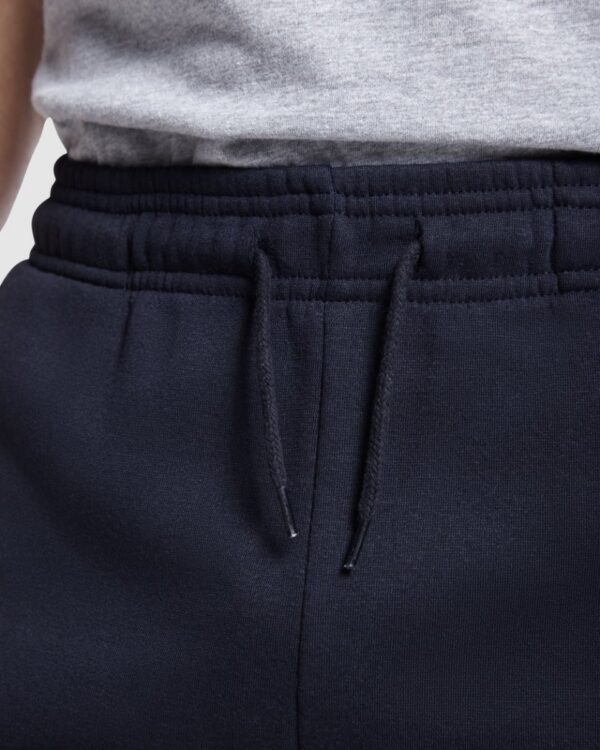 Pantalone basic a gamba dritta in felpa - dettaglio 1