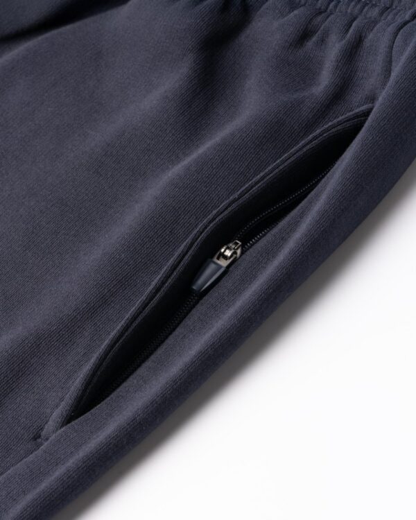 Pantalone basic a gamba dritta in felpa - dettaglio 2