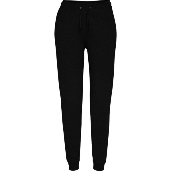 Pantalone basic a gamba dritta in felpa - Nero