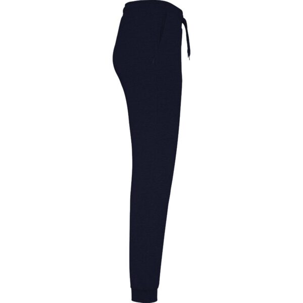 Pantalone basic a gamba dritta in felpa - vista 3