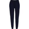 Pantalone basic a gamba dritta in felpa - Blu Navy
