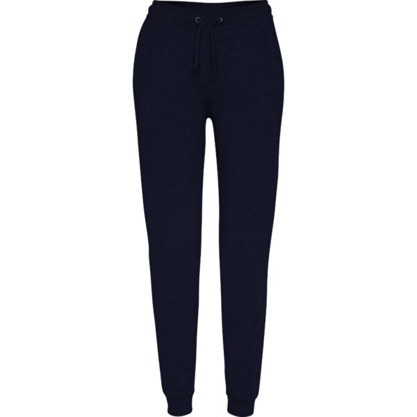 Pantalone basic a gamba dritta in felpa - Blu Navy