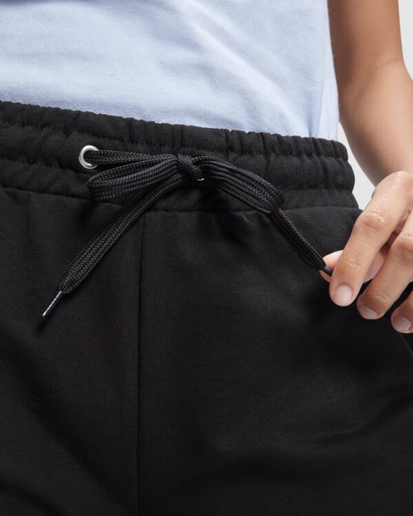 Pantalone basic a gamba dritta in felpa - dettaglio 1