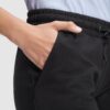 Pantalone basic a gamba dritta in felpa - dettaglio 2