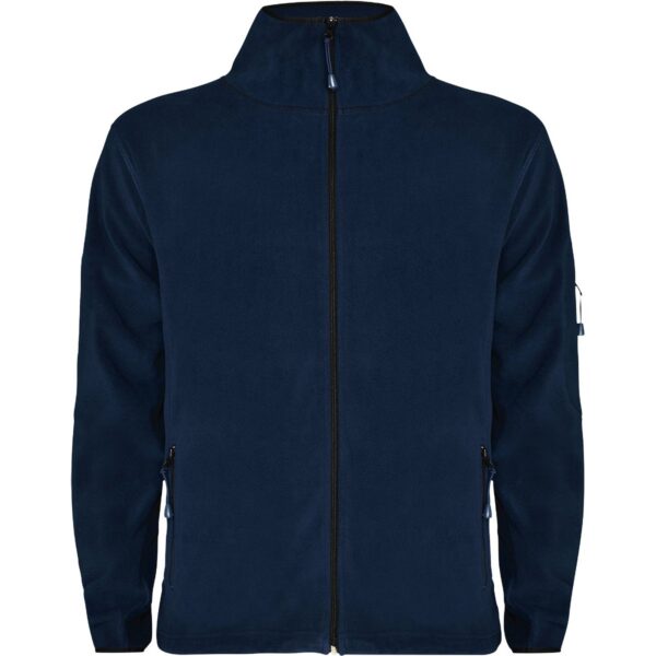 Giubbotto in Felpa con Zip - Blu Navy