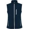 Gilet softshell a 2 strati con zip - Blu Navy