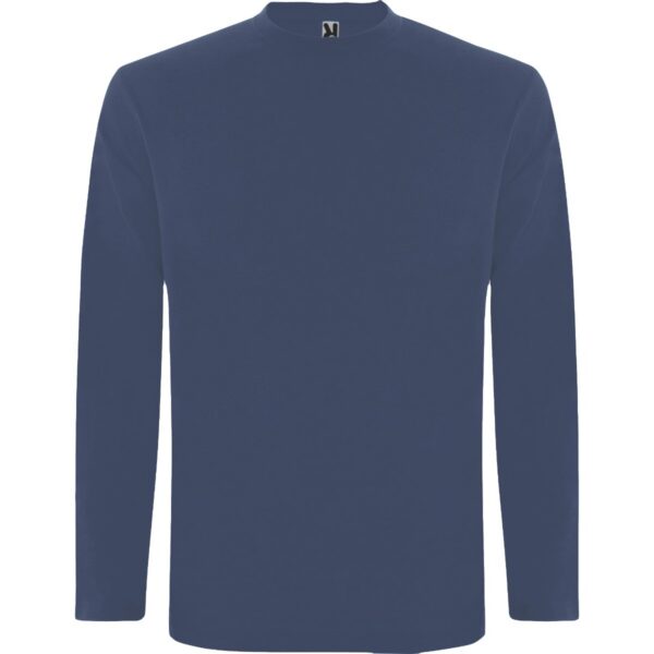 T-Shirt Manica Lunga - Blu Denim