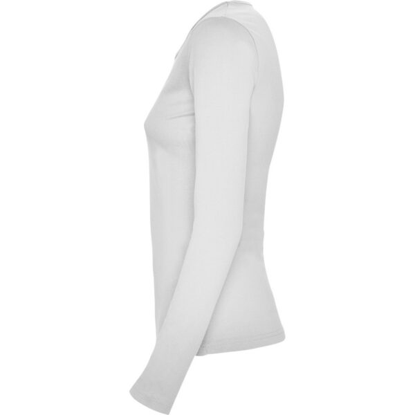 T-Shirt Manica Lunga Donna - Bianco dettaglio 2
