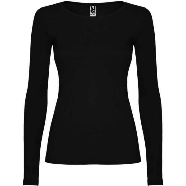T-Shirt Manica Lunga Donna - Nero