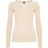 T-Shirt Manica Lunga Donna - Sabbia