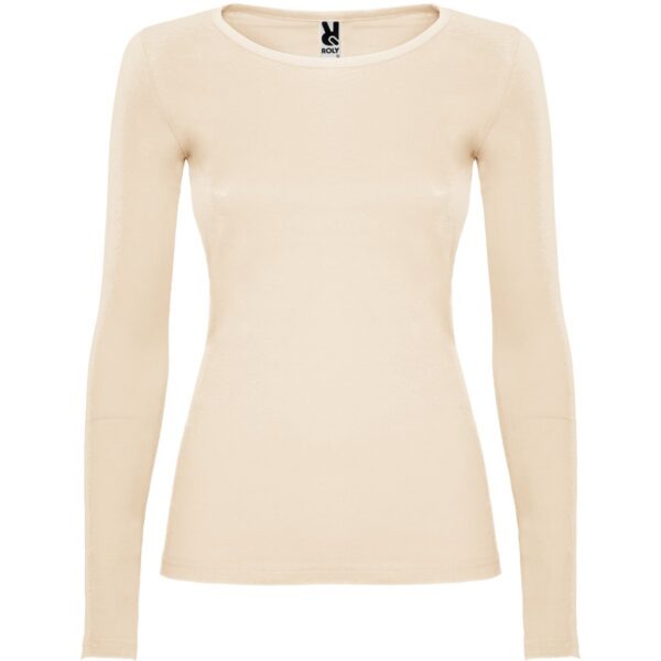 T-Shirt Manica Lunga Donna - Sabbia