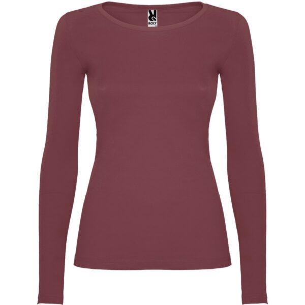 T-Shirt Manica Lunga Donna - Berry Red