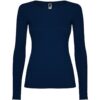 T-Shirt Manica Lunga Donna - Blu Navy