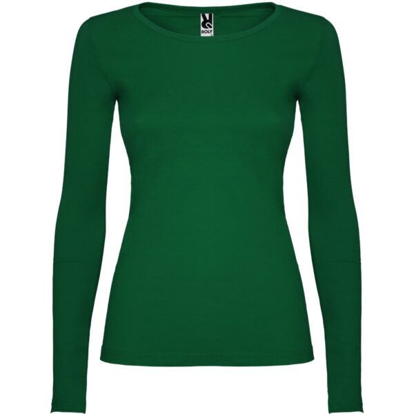 T-Shirt Manica Lunga Donna - Verde Bottiglia