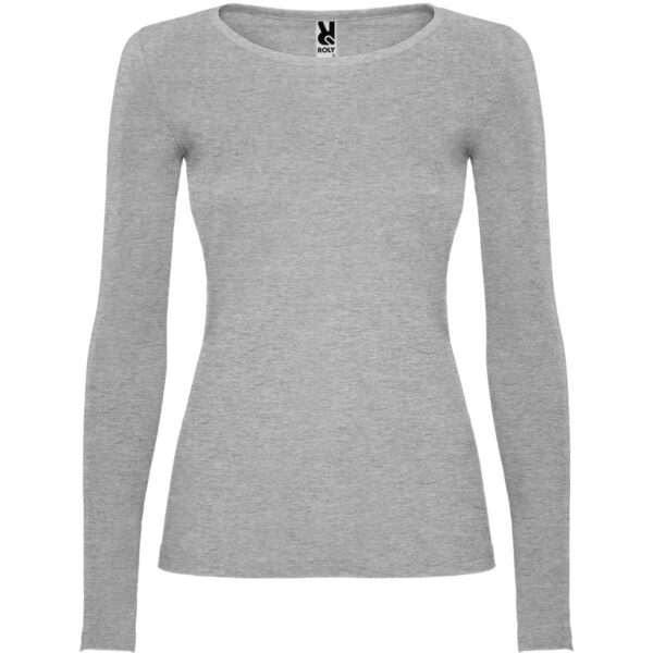 T-Shirt Manica Lunga Donna - Grigio Vigore