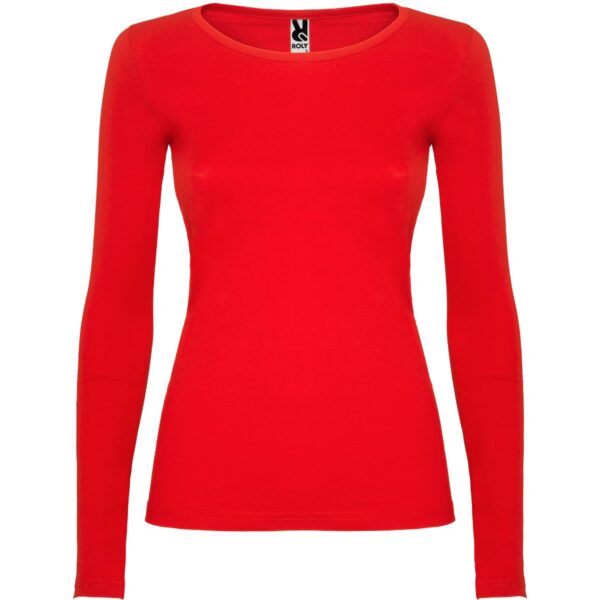 T-Shirt Manica Lunga Donna - Rosso