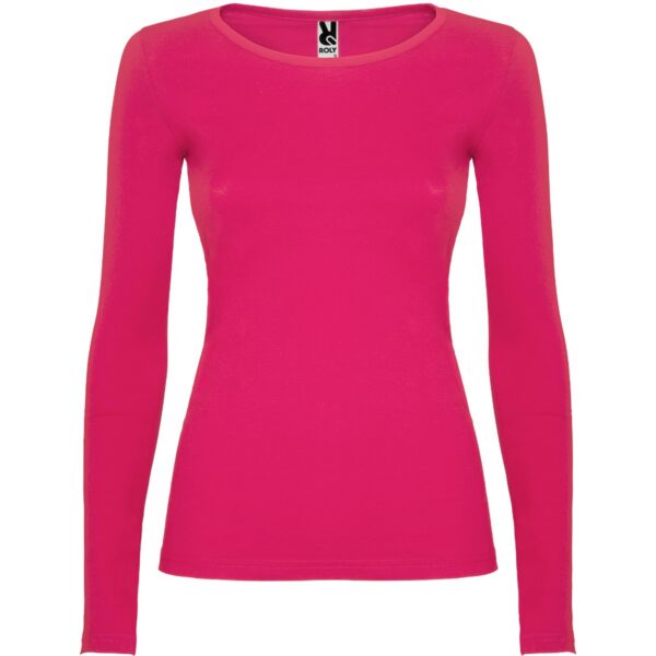 T-Shirt Manica Lunga Donna - Rosa Orchidea