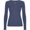 T-Shirt Manica Lunga Donna - Blu Denim