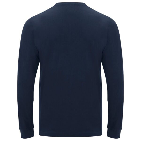 T-Shirt Manica Lunga con Taschino - Blu Navy dettaglio 1