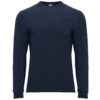 T-Shirt Manica Lunga con Taschino - Blu Navy