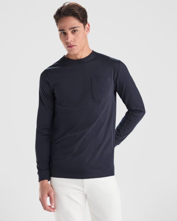 T-Shirt Manica Lunga con Taschino - dettaglio 1