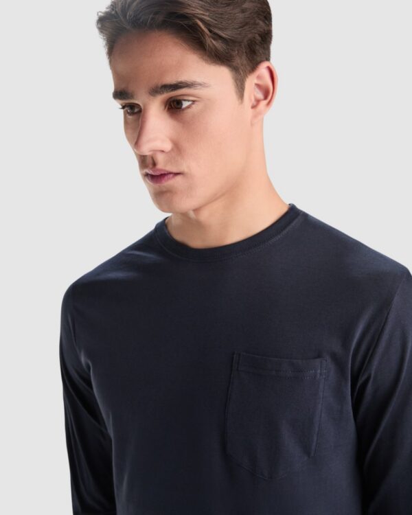 T-Shirt Manica Lunga con Taschino - dettaglio 3